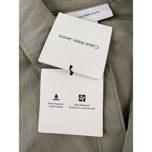 Calvin Klein Men's Ripstop Coach Overland Classic Shirt Jacket Tan, Small - Picture 14 of 14